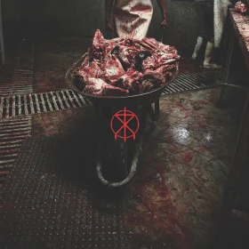 TO THE GRAVE · Liberation Front | CLEAR/RED MARBLED LP (Deathcore Vinyl) · Picture 1