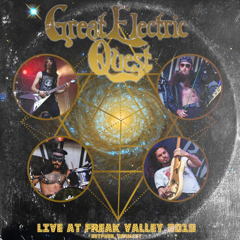 THE GREAT ELECTRIC QUEST · Live At Freak Valley 2019 | BLACK LP (Stoner Rock/Hard Rock/Classic Rock Vinyl) · Picture 1