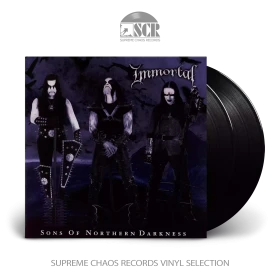IMMORTAL · Sons Of Northern Darkness | BLACK 2LP (Black Metal Vinyl)