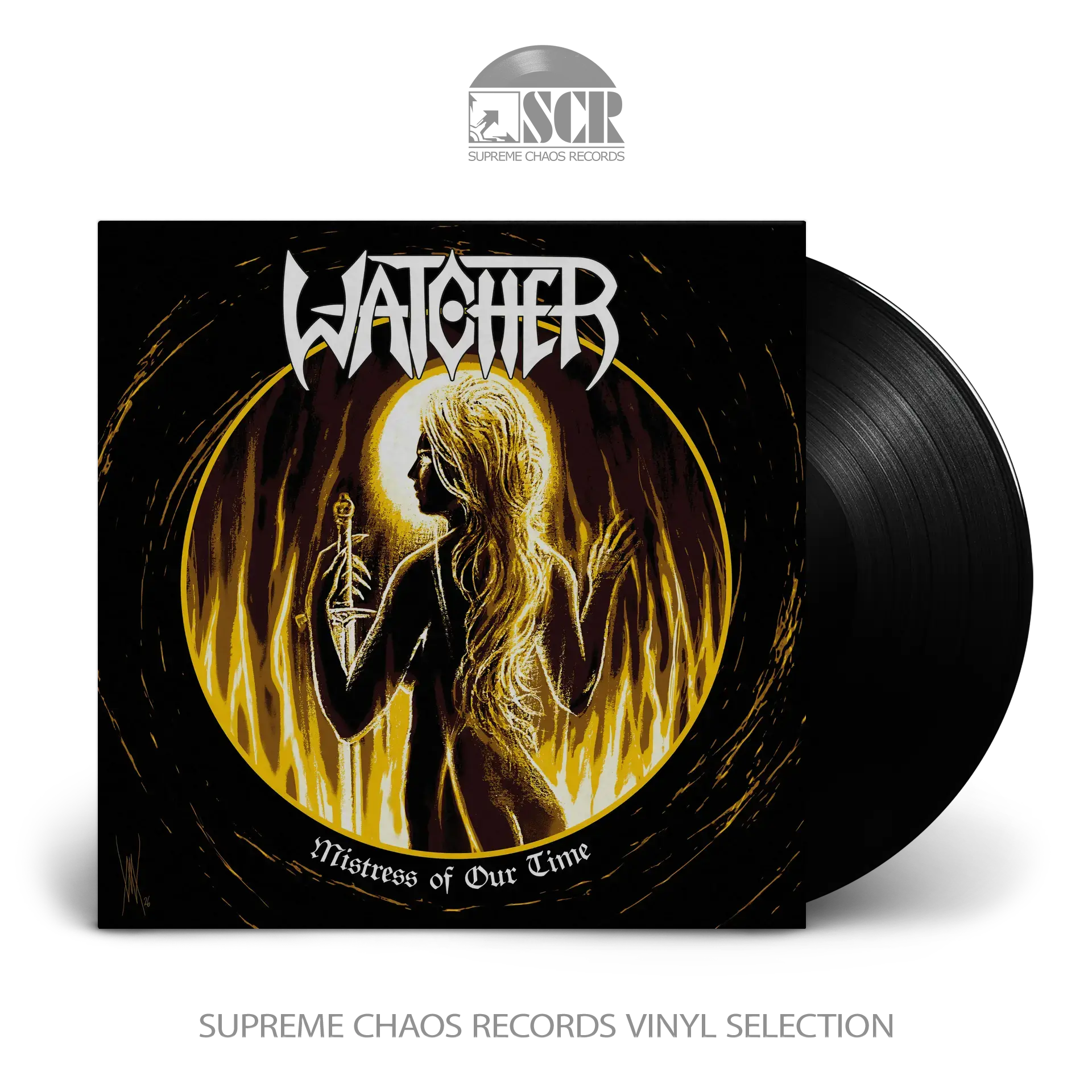 WATCHER - Mistress of Our Time [BLACK LP] (Heavy Metal Vinyl)