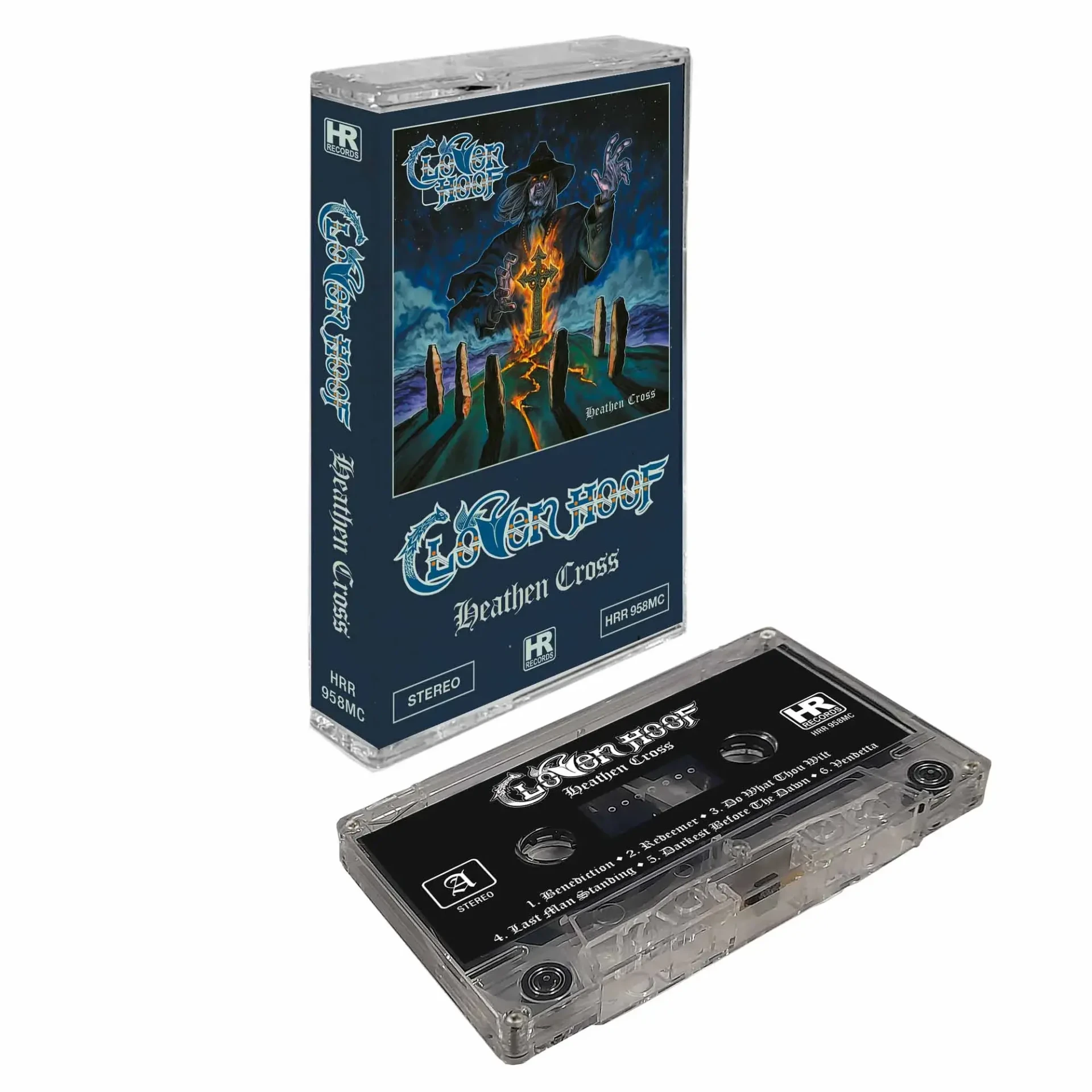 CLOVEN HOOF · Heathen Cross | CLEAR TAPE (Heavy Metal Tapes)