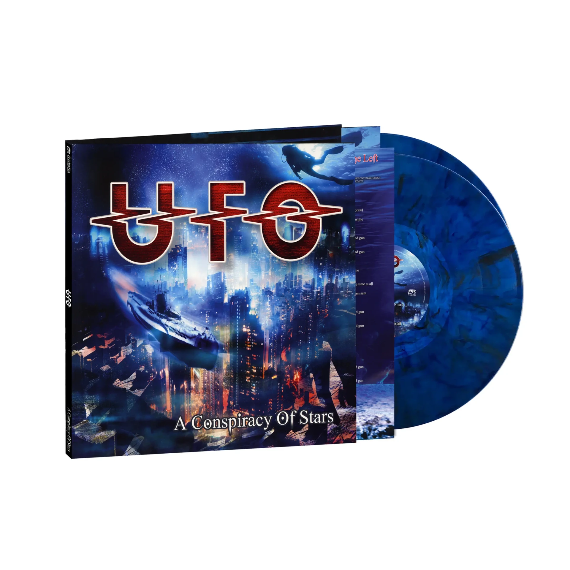 UFO · A Conspiracy Of Stars | BLUE/BLACK MARBLED 2LP (Hard Rock Vinyl) · Picture 2