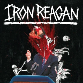 IRON REAGAN · The Tyranny of Will | WHITE/RED/BLUE/BLACK SPLATTER LP (Thrash Metal/Hardcore Vinyl) · Picture 1