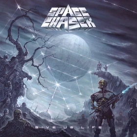 SPACE CHASER · Give Us Life | LEAF GREEN LP (Thrash Metal Vinyl) · Picture 1