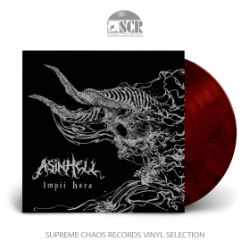 ASINHELL · Impii Hora | CRIMSON RED MARBLED LP (Death Metal Vinyl)