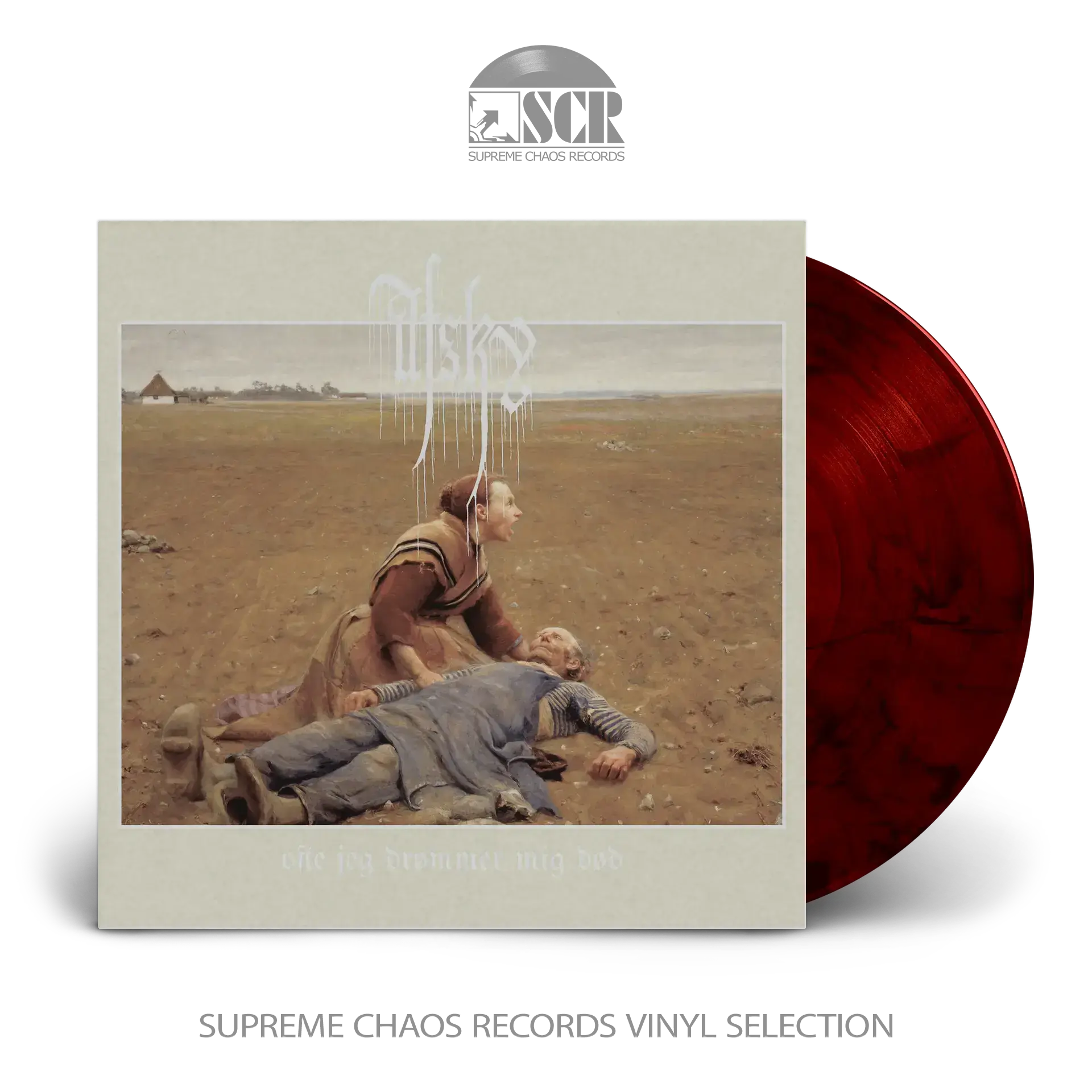 AFSKY - Ofte jeg drømmer mig død · RED/BLACK MARBLED LP