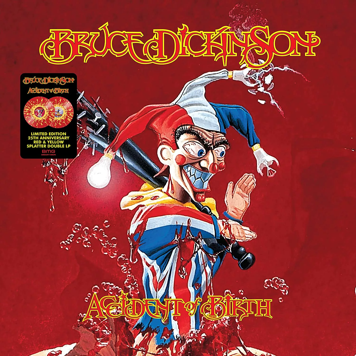 BRUCE DICKINSON · Accident Of Birth (25th Anniversary Edition) | RED/YELLOW SPLATTER 2LP (Heavy Metal Vinyl) · Picture 1