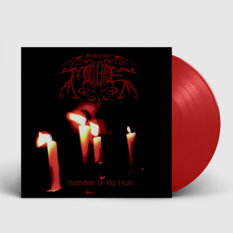 DIABOLICAL MASQUERADE · Ravendusk In My Heart | RED LP (Black Metal Vinyl)