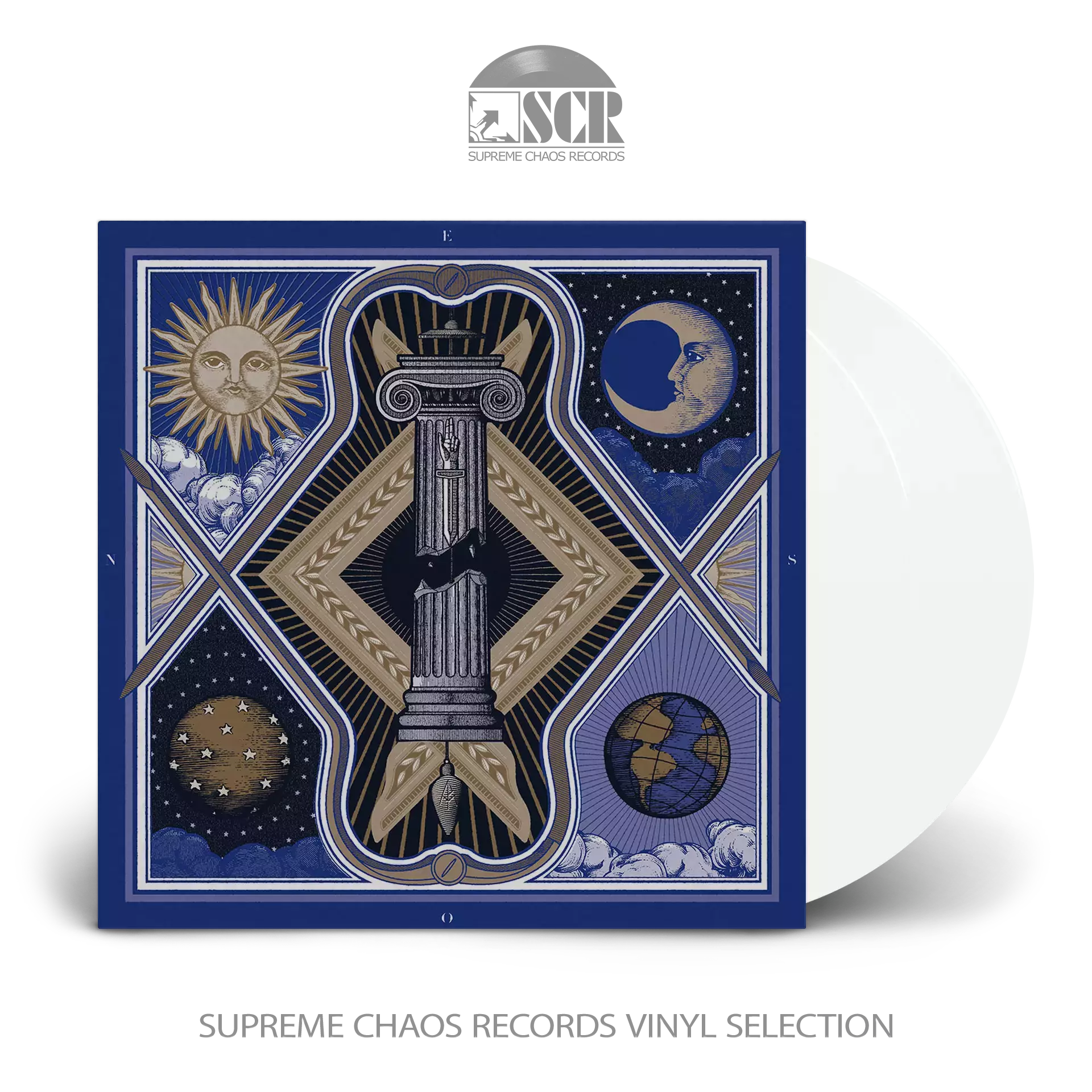 DÉLUGE · Ægo Templo | WHITE 2LP (Black Metal Vinyl)
