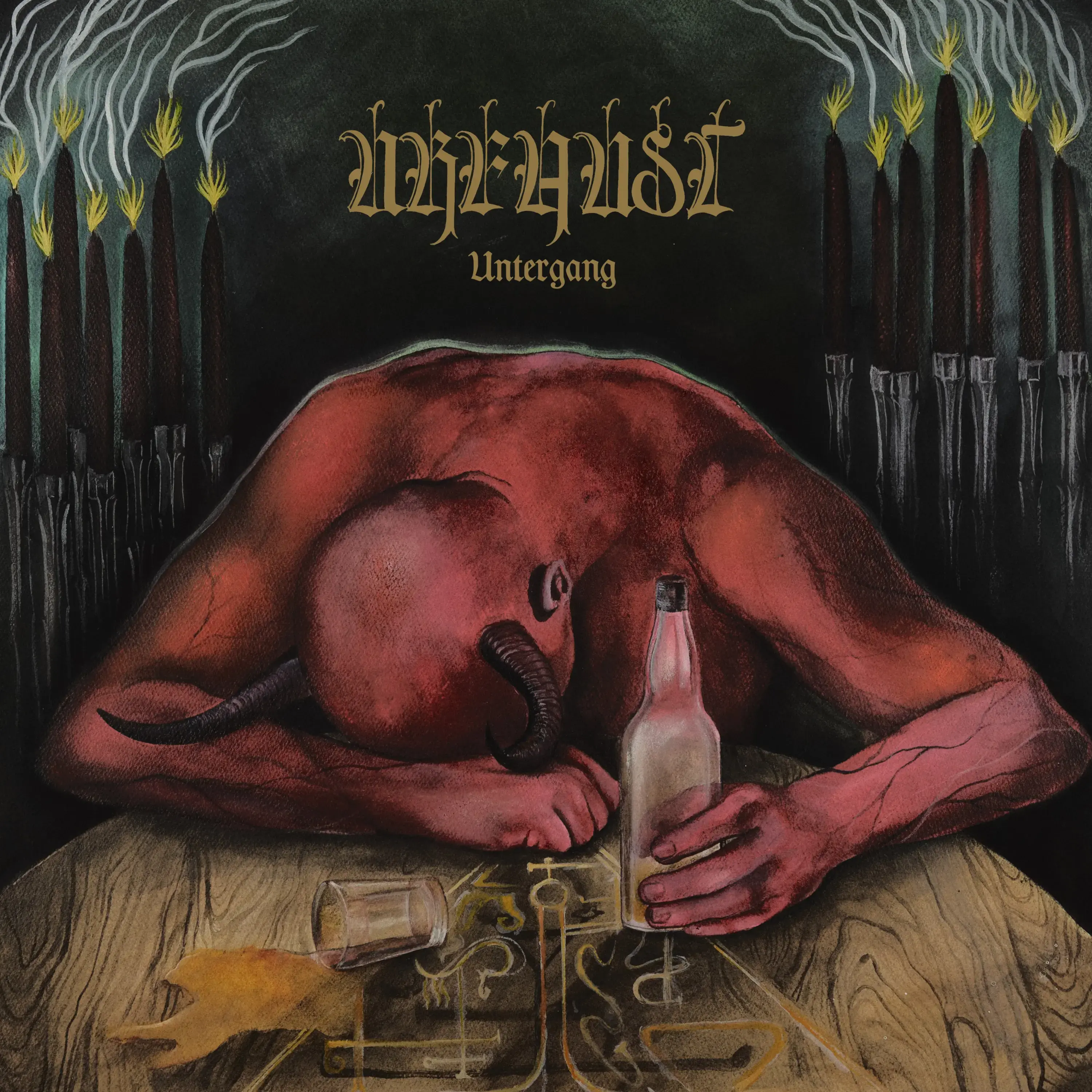 URFAUST · Untergang | CLEAR SMOKE LP (Doom Metal/Black Metal Vinyl) · Picture 1