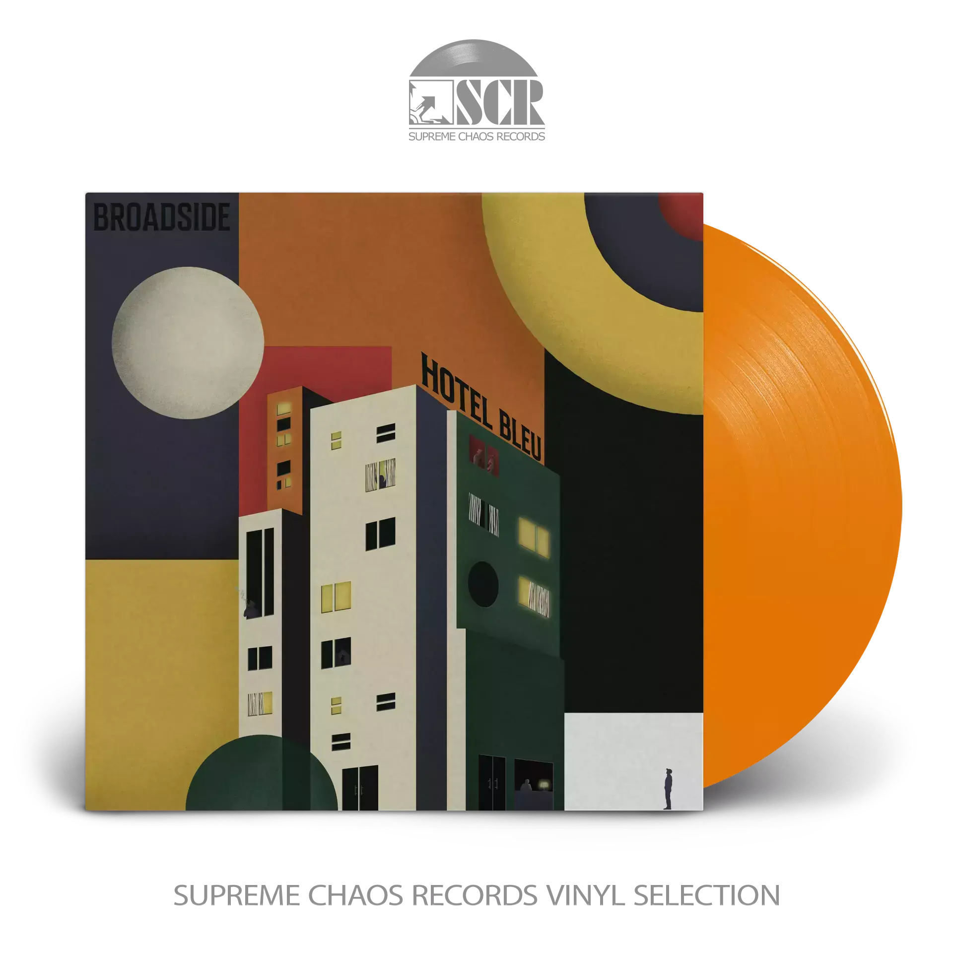 BROADSIDE · Hotel Bleu | SOLID ORANGE LP (Alternative Rock Vinyl)