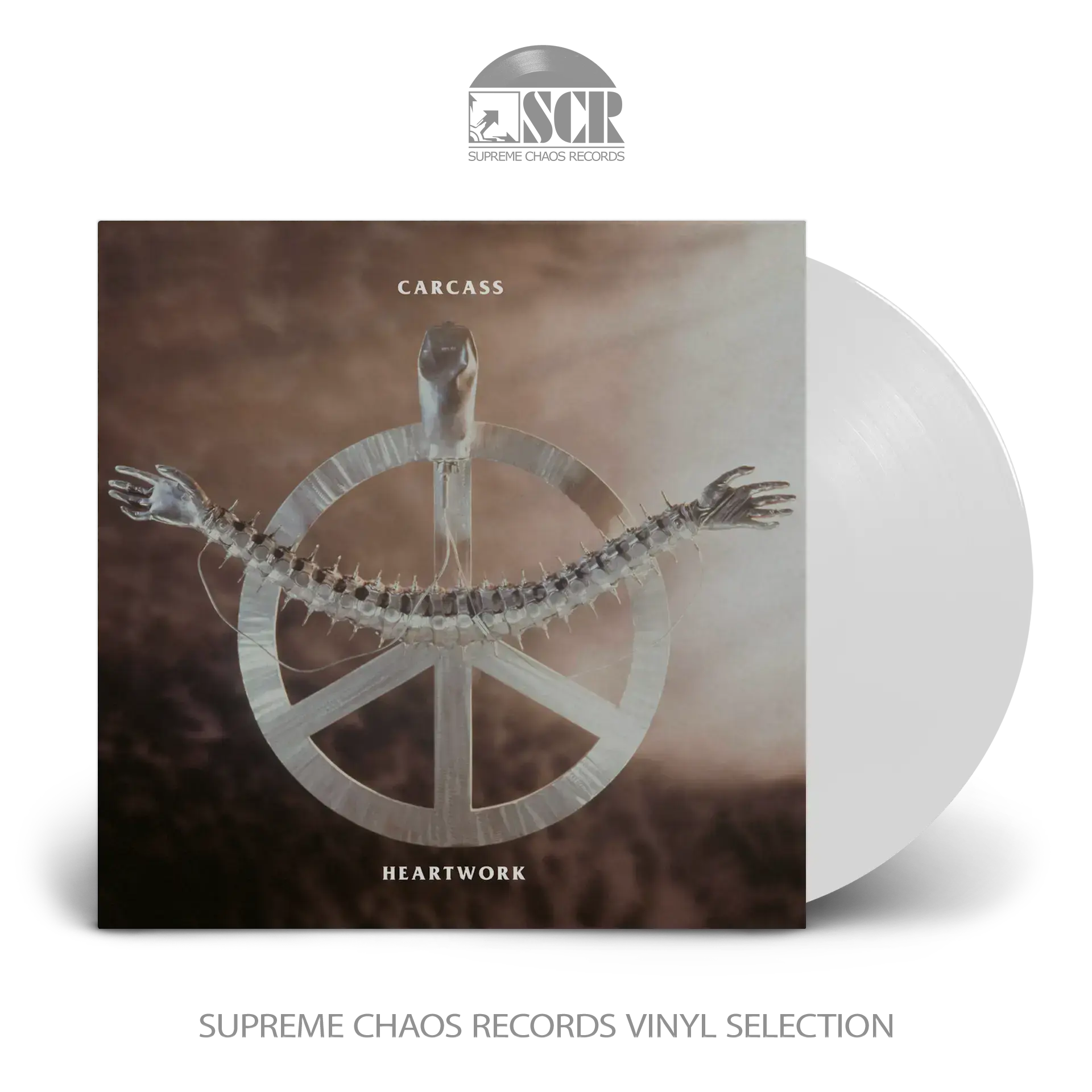 CARCASS · Heartwork | WHITE LP (Death Metal/Melodic Death Metal Vinyl) · Picture 3