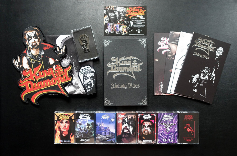 KING DIAMOND · Unholy Rites | DELUXE 7 TAPE BOX CASSBOX (Heavy Metal Tapes)