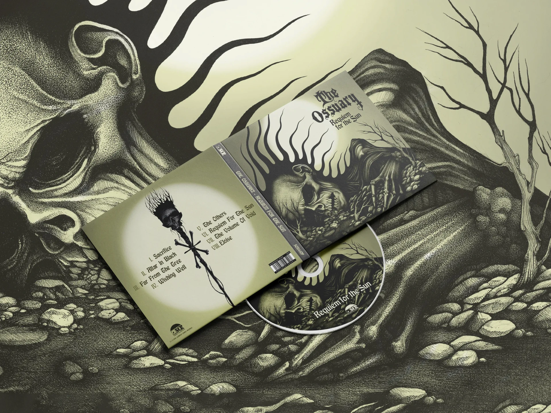 THE OSSUARY · Requiem For The Sun | DIGIPAK CD (Doom Metal/Doom Rock/Occult Rock CDs) · Picture 2