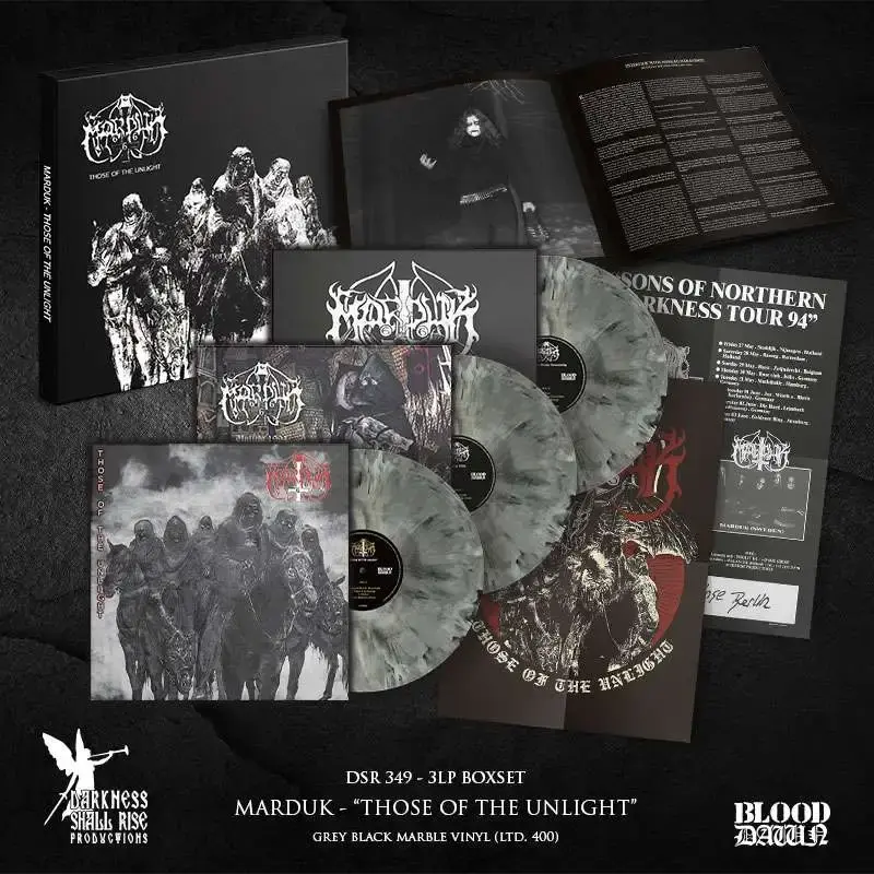 MARDUK · Those Of The Unlight | GREY/BLACK 3LP (Black Metal Vinyl)
