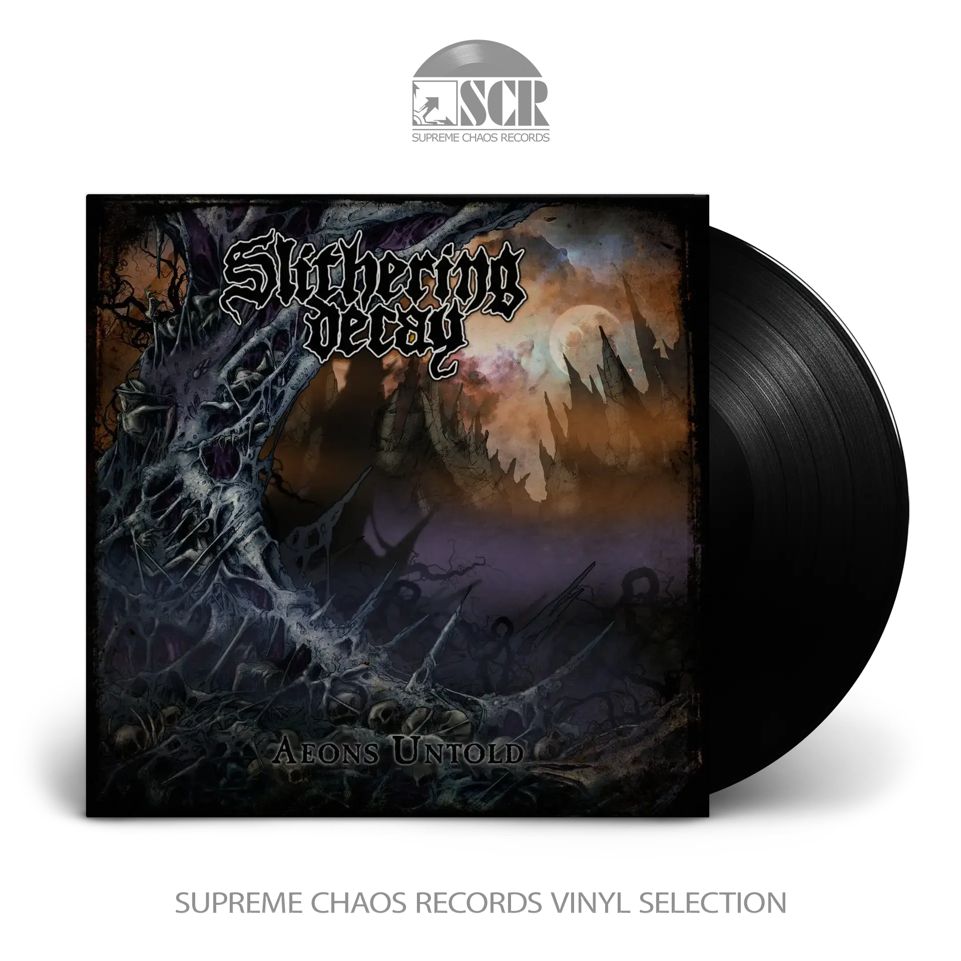SLITHERING DECAY · Aeons Untold | BLACK LP (Death Metal Vinyl)
