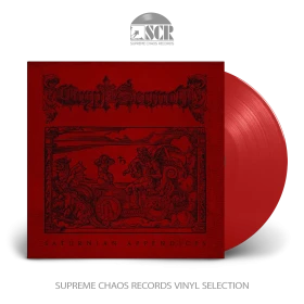 CRYPT SERMON - Saturnian Appendices [TRANSPARENT RED LP] (Doom Metal Vinyl)