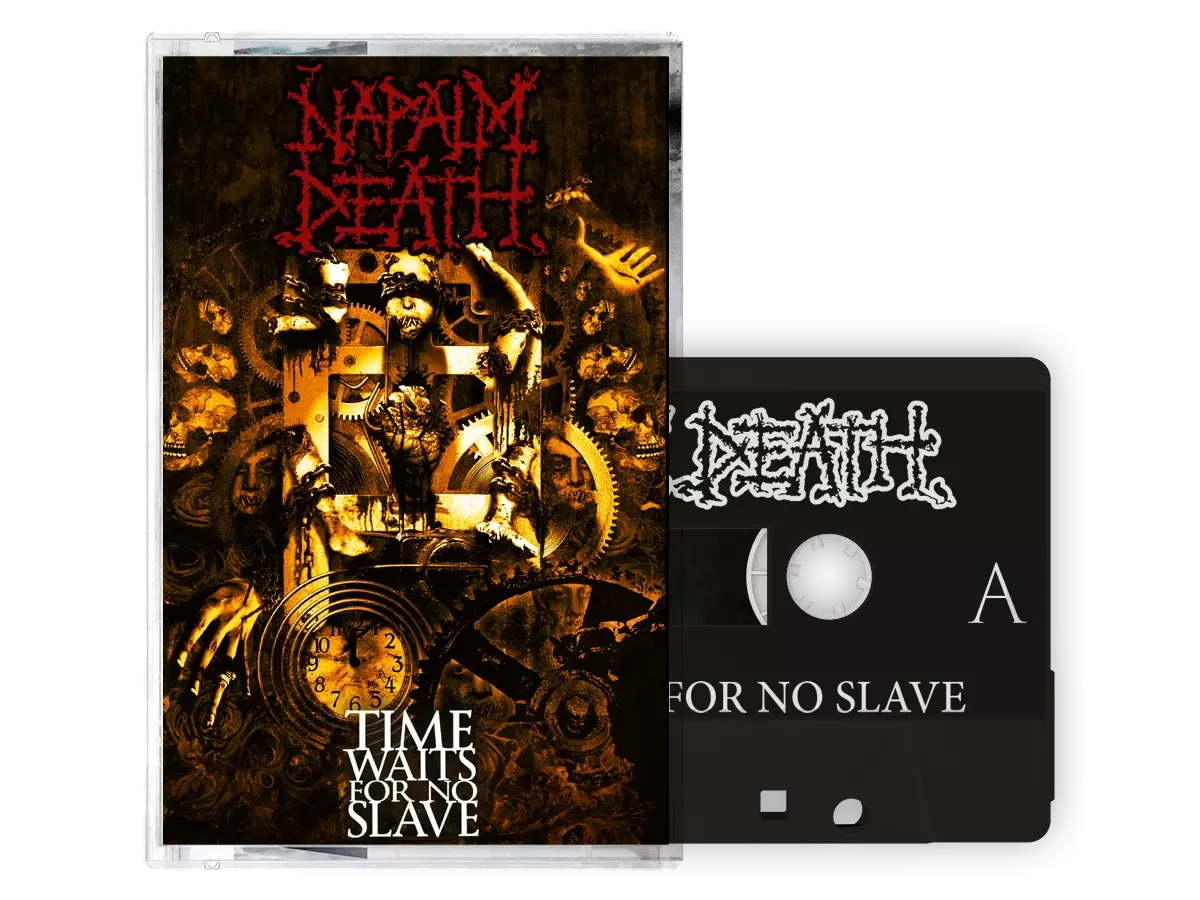 NAPALM DEATH · Time Waits For No Slave | SMOKE TAPE (Grindcore Tapes)