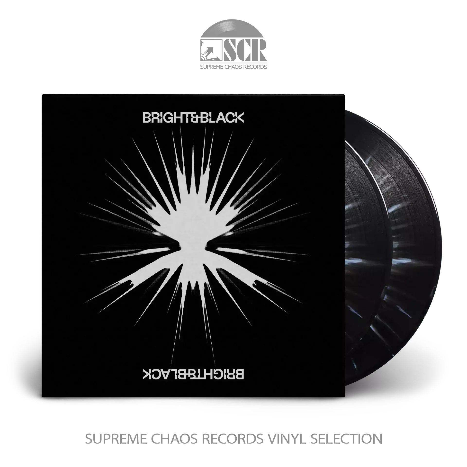 BRIGHT & BLACK FEAT. EICCA TOPPINEN/KRISTIAN JÄRVI/BALTIC SEA PHILHARMONIC - The Album · BLACK/WHITE SPLATTER DLP (Symphonic Metal Vinyl)