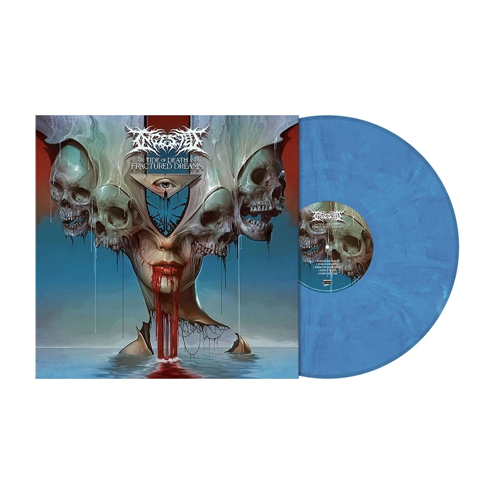 INGESTED · The Tide of Death and Fractured Dreams | SAPPHIRE SHARDS LP (Death Metal Vinyl)