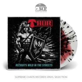 THOR · Recruits Wild In The Streets | CLEAR/RED/BLACK/WHITE HAZE LP (Heavy Metal Vinyl)