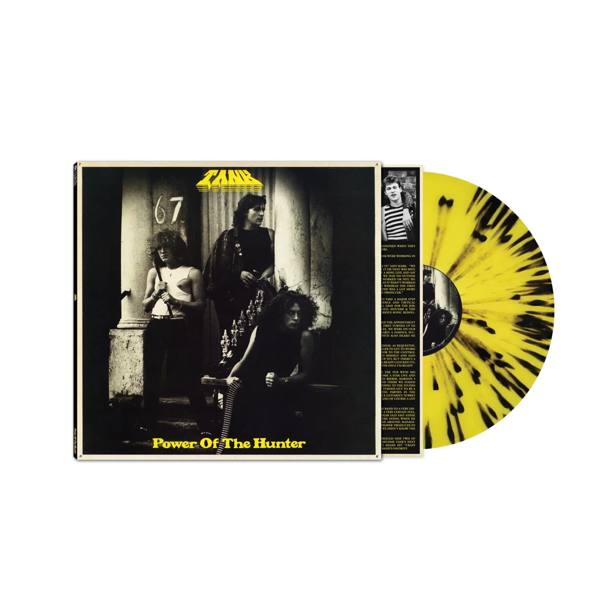 TANK - Power Of The Hunter [SPLATTER LP] (Thrash Metal Vinyl) · Picture 2