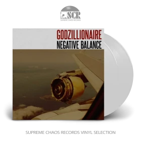 GODZILLIONAIRE · Negative Balance | WHITE 2LP (Stoner Rock Vinyl)