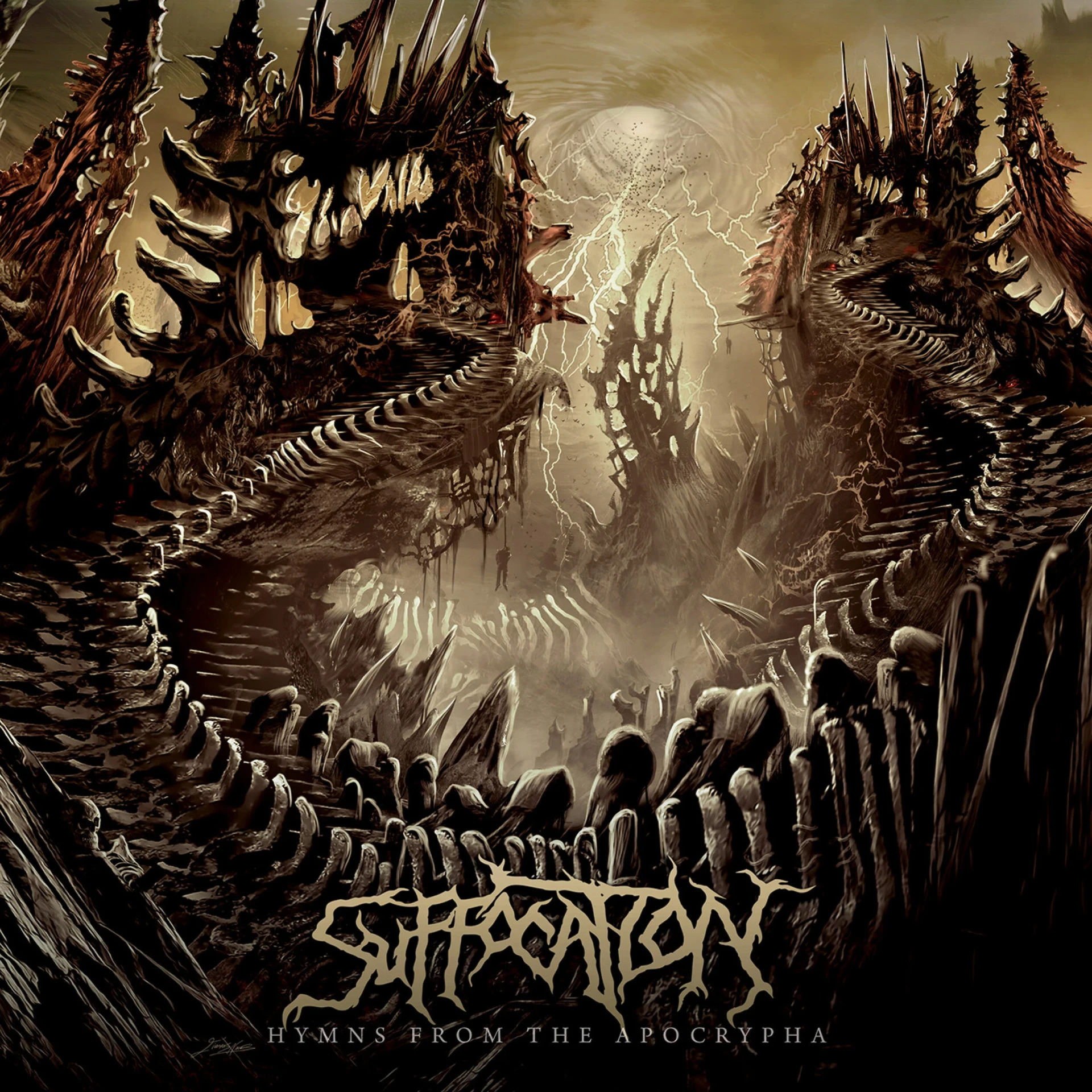 SUFFOCATION · Hymns From The Apocrypha | GOLD LP (Death Metal Vinyl) · Picture 1