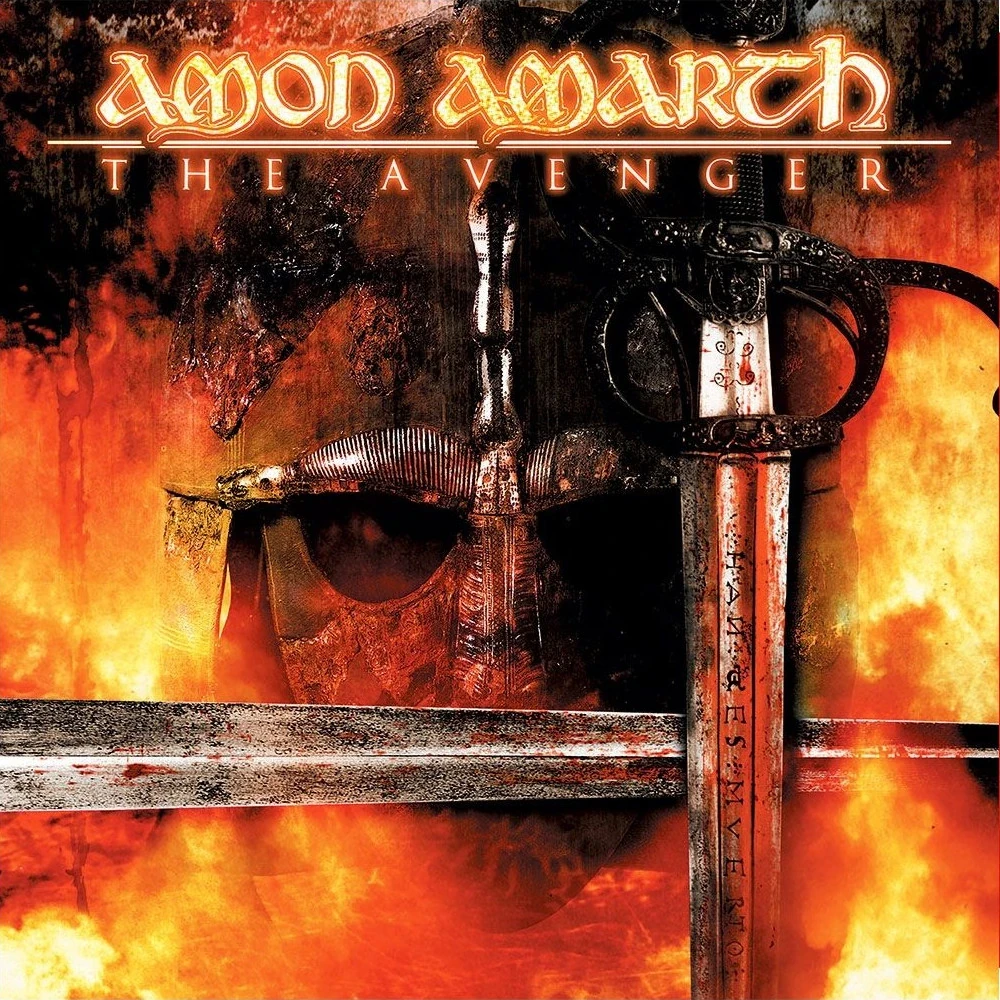 AMON AMARTH · The Avenger | PASTEL ORANGE MARBLED LP (Melodic Death Metal/Viking Metal Vinyl) · Picture 1