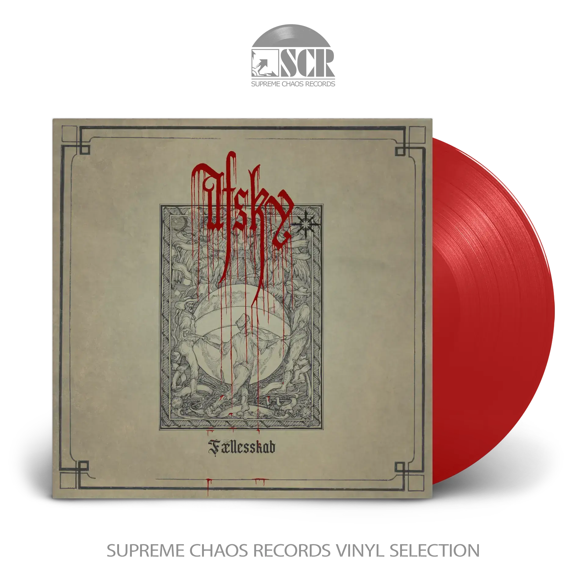 AFSKY - Fællesskab · RED LP (Black Metal Vinyl)