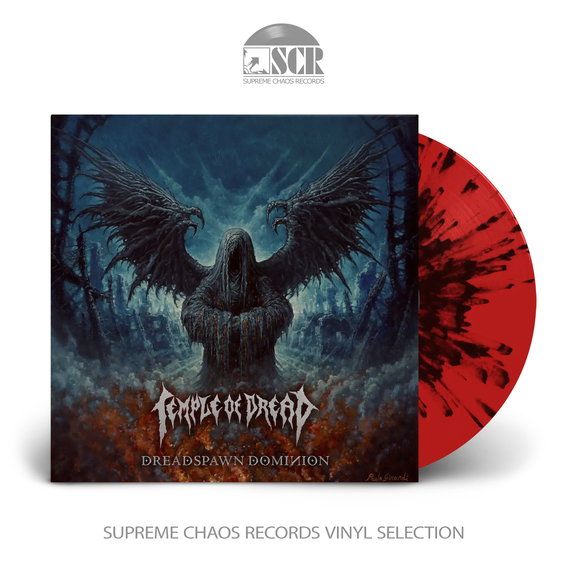 TEMPLE OF DREAD · Dreadspawn Dominion | RED SPLATTER LP (Death Metal Vinyl)