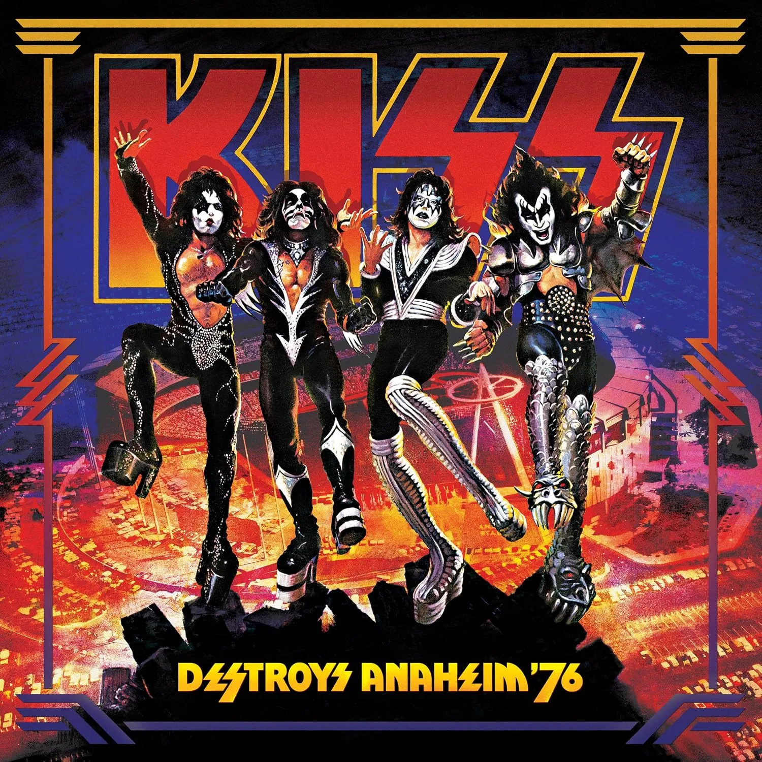 KISS - Destroys Anaheim '76 [BLACK 2LP] (Hard Rock Vinyl) · Picture 1