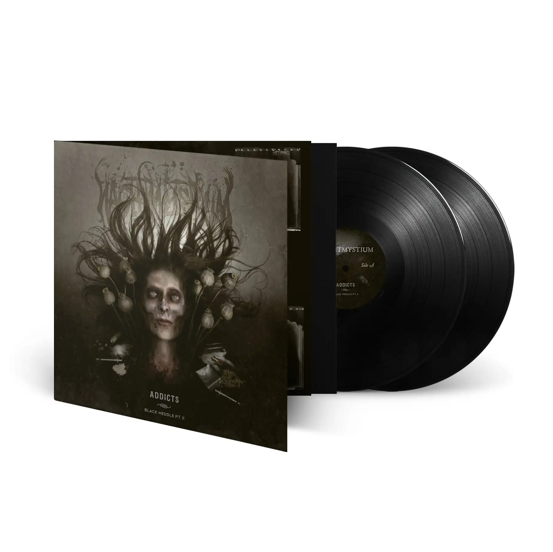 NACHTMYSTIUM · Addicts - Black Meddle Pt. II | BLACK 2LP (Black Metal Vinyl) · Picture 2