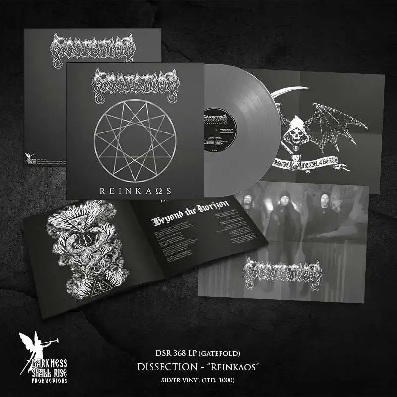 DISSECTION · Reinkaos | SILVER LP (Black Metal/Death Metal Vinyl) · Picture 2