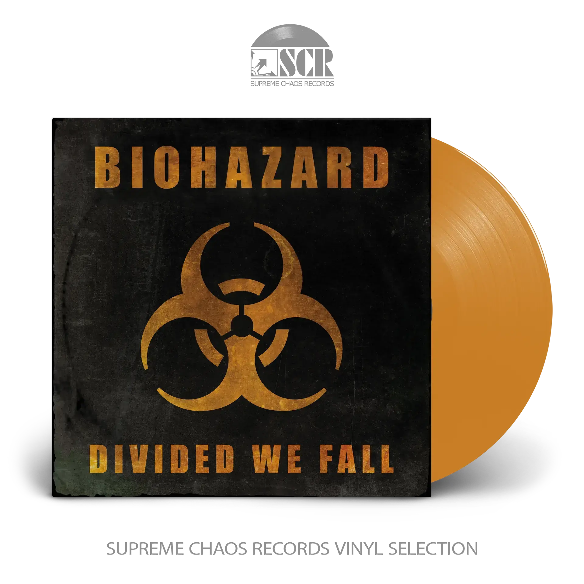 BIOHAZARD - Divided We Fall · ORANGE LP (Crossover/Heavy Metal/Hardcore Vinyl)