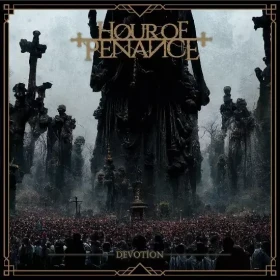HOUR OF PENANCE · Devotion | RED/BLACK SMOKE LP (Death Metal Vinyl) · Picture 1