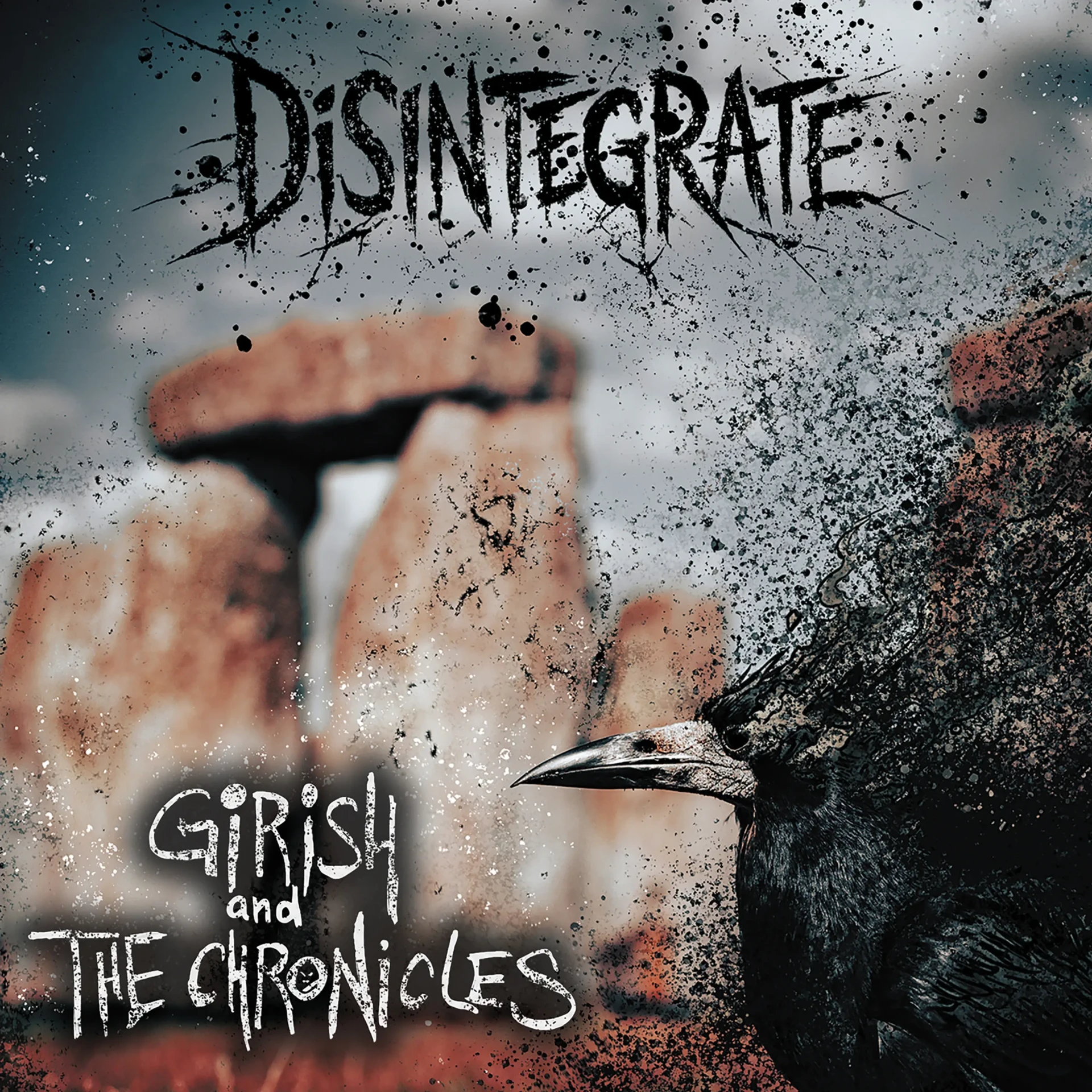 GIRISH & THE CHRONICLES - Disintegrate [WHITE/BLACK MARBLED LP] (Hard Rock Vinyl) · Picture 1