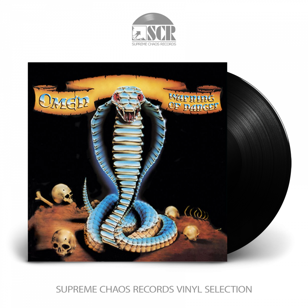 OMEN · Warning Of Danger | BLACK LP (Heavy Metal Vinyl)