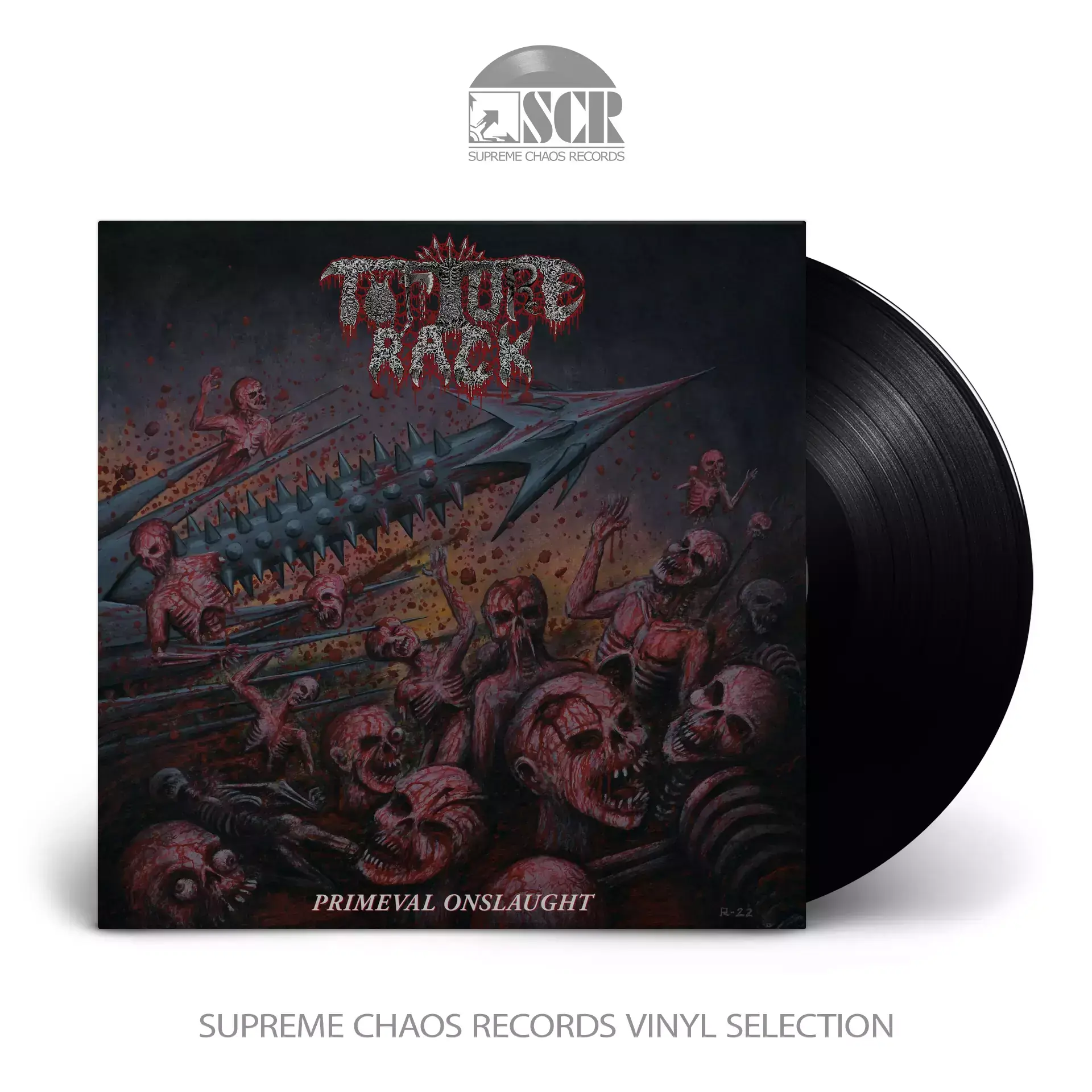 TORTURE RACK · Primeval Onslaught | BLACK LP (Death Metal Vinyl)