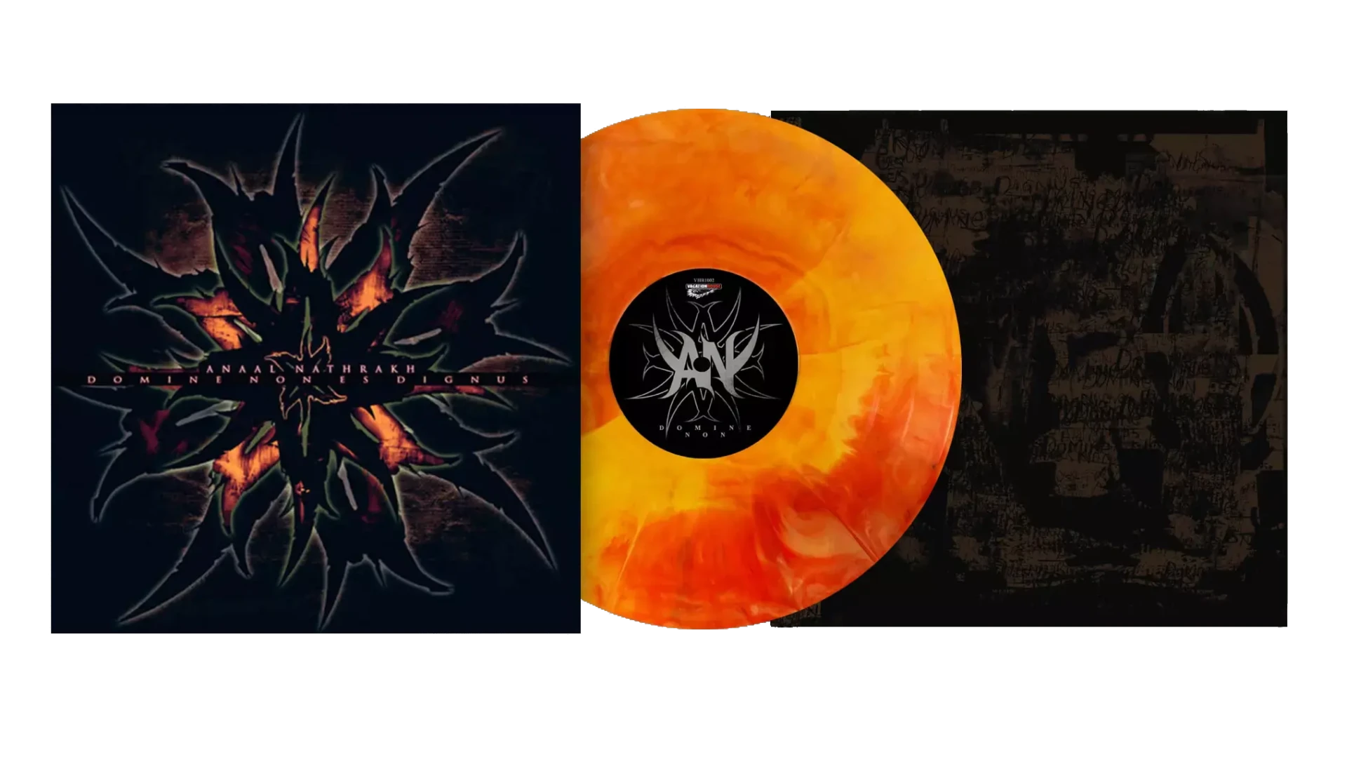 ANAAL NATHRAKH - Domine Non Es Dignus · ORANGE MARBLED LP ANAAL NATHRAKH - Domine Non Es Dignus · ORANGE MARBLED LP (Death Metal Vinyl)