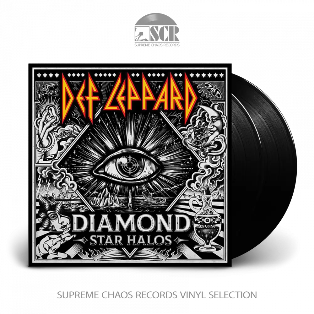 DEF LEPPARD · Diamond Star Halos | BLACK 2LP (Hardrock Vinyl)
