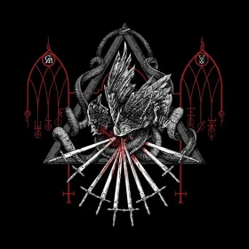 GOATWHORE · Angels Hung From The Arches Of Heaven | SILVER/BLACK LP (Death Metal/Black Metal Vinyl) · Picture 1