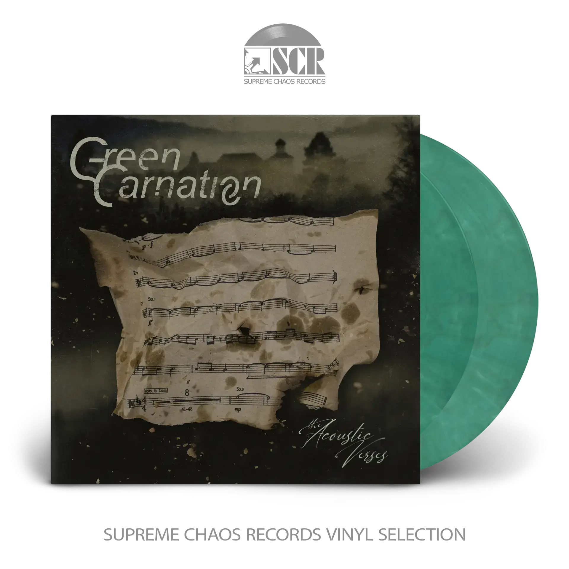 GREEN CARNATION - The Acoustic Verses (Remaster 2021) · CLEAR/GREEN/BLACK 2LP (Progressive Rock Vinyl)