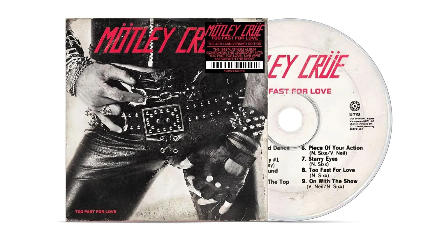 MÖTLEY CRÜE · Too Fast For Love (45th Anniversary) | CD (Hard Rock CDs) · Picture 2