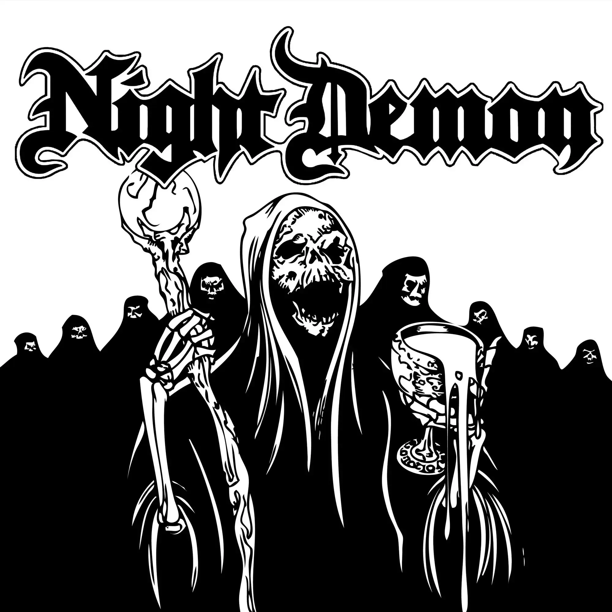 NIGHT DEMON · Night Demon (Deluxe Re-Issue) | BLACK LP (Heavy Metal Vinyl) · Picture 1