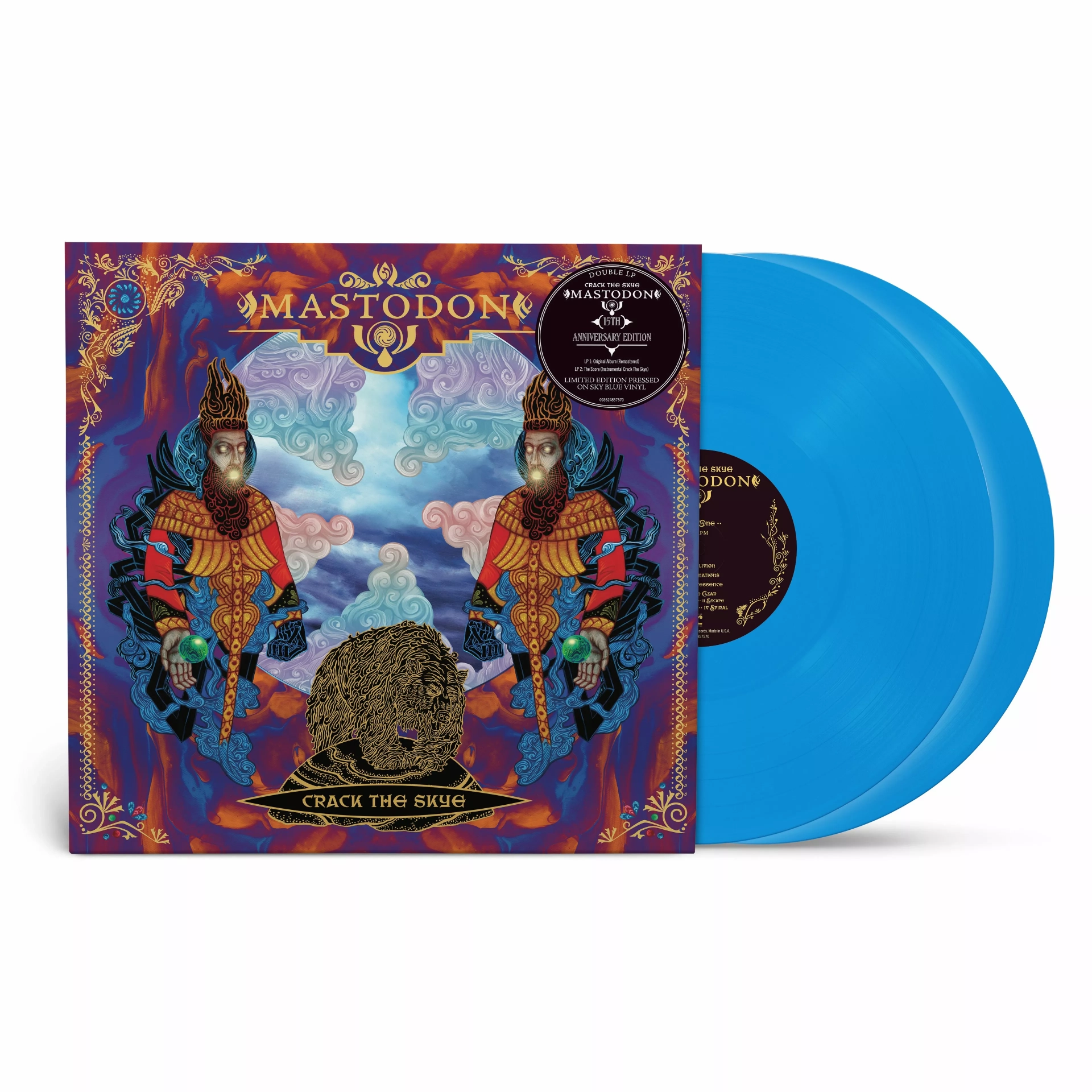 MASTODON · Crack The Skye (15th Anniversary Edition) | SKY BLUE DLP (Progressive Metal Vinyl)