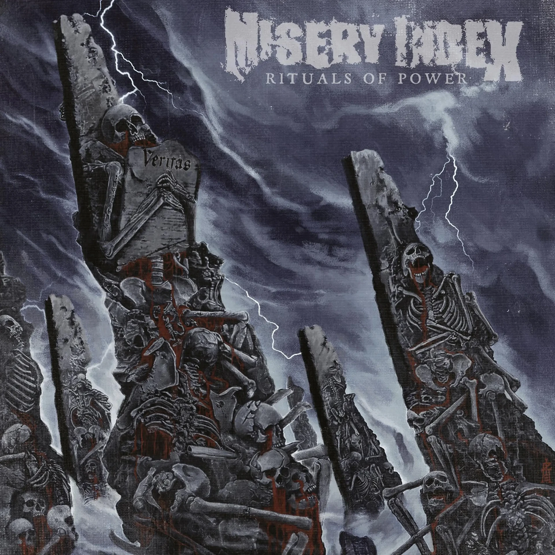 MISERY INDEX · Rituals Of Power (Re-Release) | TRANSPARENT BLUE LP (Death Metal Vinyl) · Picture 1