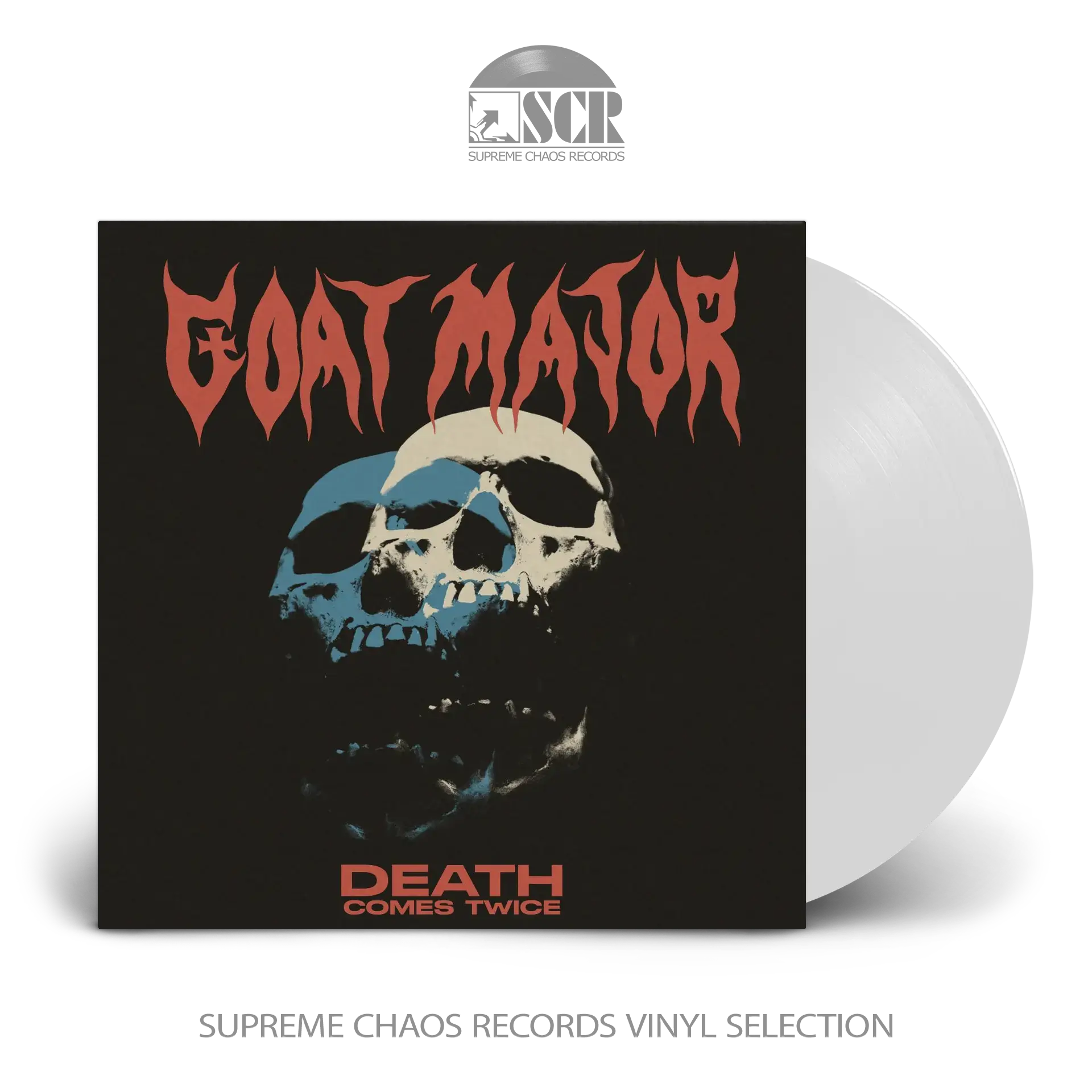 GOAT MAJOR · Death Comes Twice | WHITE LP (Doom Metal/Stoner Rock Vinyl)