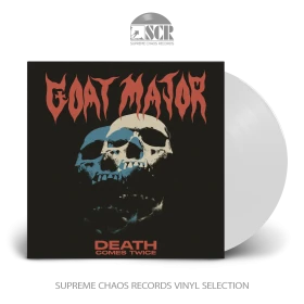 GOAT MAJOR · Death Comes Twice | WHITE LP (Doom Metal/Stoner Rock Vinyl)
