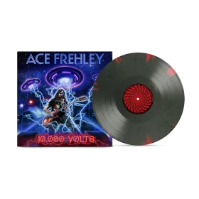 ACE FREHLEY · 10.000 Volts | EDGE ONLY SPLATTER - METAL GYM LOCKER RED SPLATTER LP (Heavy Metal Vinyl)